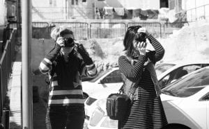 Shooting in my workshop Inbal Cabiri